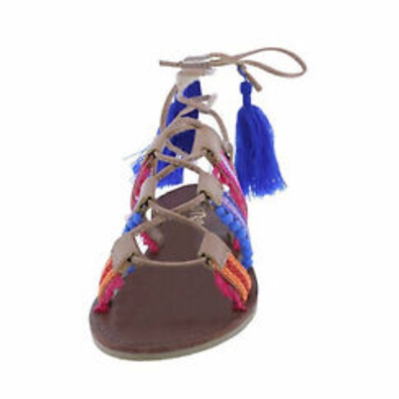 Brash Women's Rio Leg Wrap Flat Sandal - Brand New - Picture 3 of 7